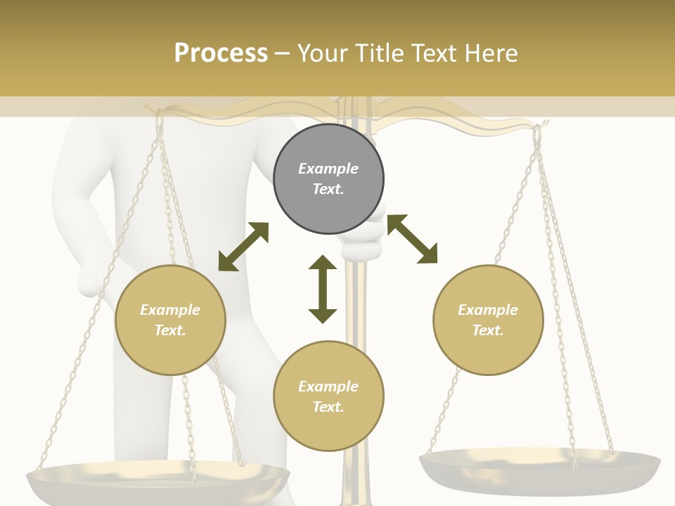 White Isolated Measurement PowerPoint Template