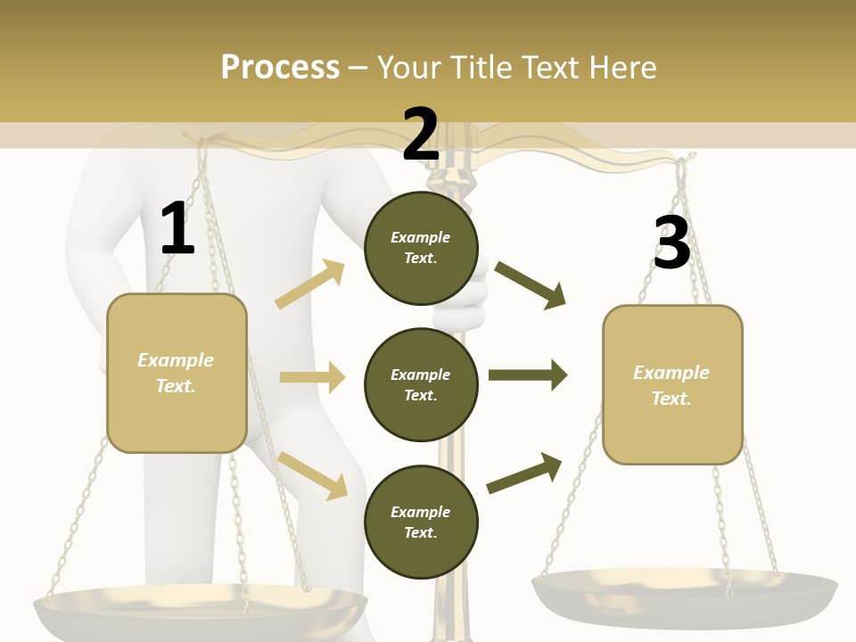 White Isolated Measurement PowerPoint Template