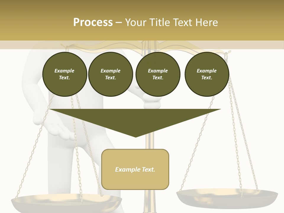White Isolated Measurement PowerPoint Template