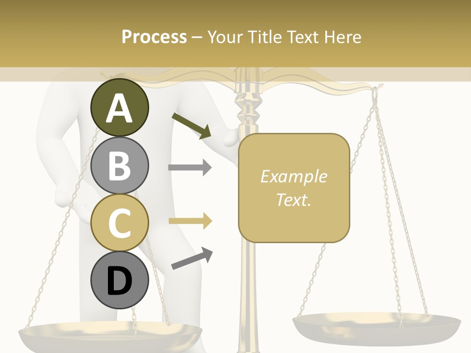 White Isolated Measurement PowerPoint Template