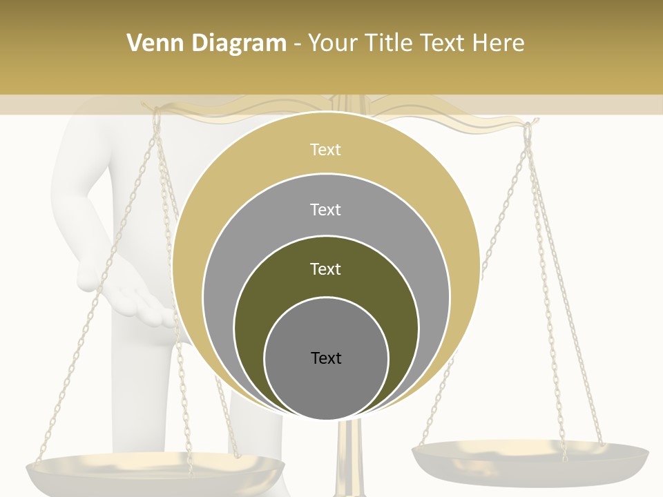 White Isolated Measurement PowerPoint Template