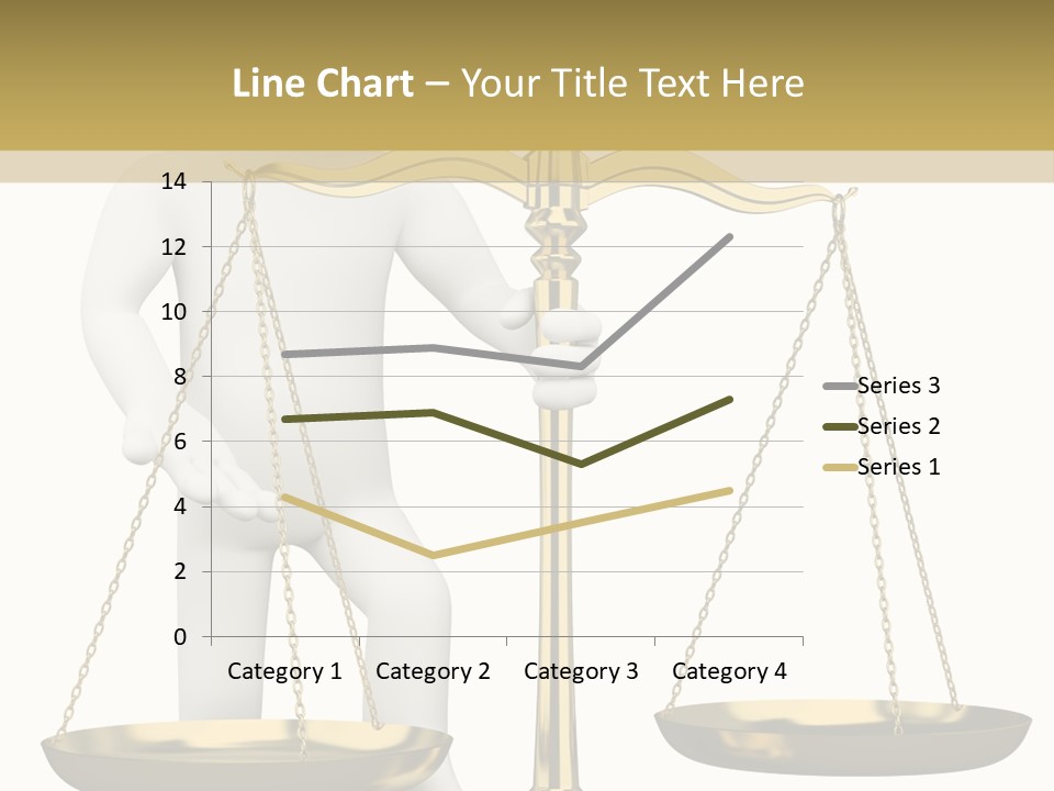 White Isolated Measurement PowerPoint Template