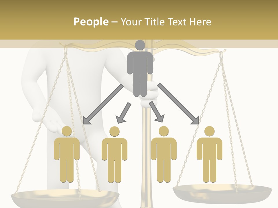 White Isolated Measurement PowerPoint Template