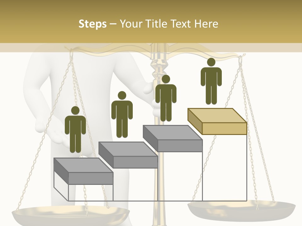 White Isolated Measurement PowerPoint Template