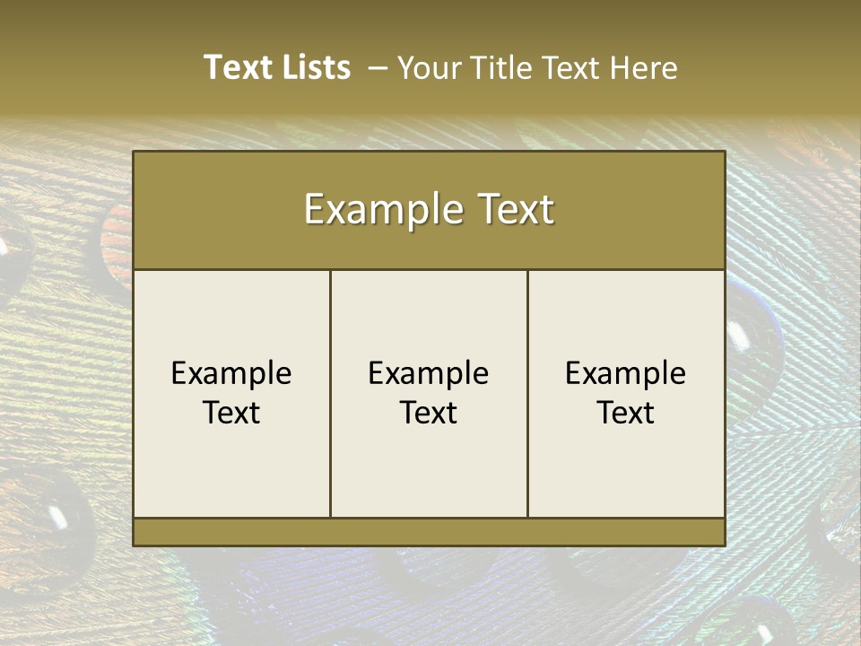 Macro Shiny Bird PowerPoint Template