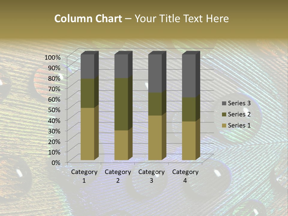 Macro Shiny Bird PowerPoint Template