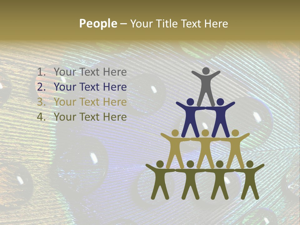 Macro Shiny Bird PowerPoint Template