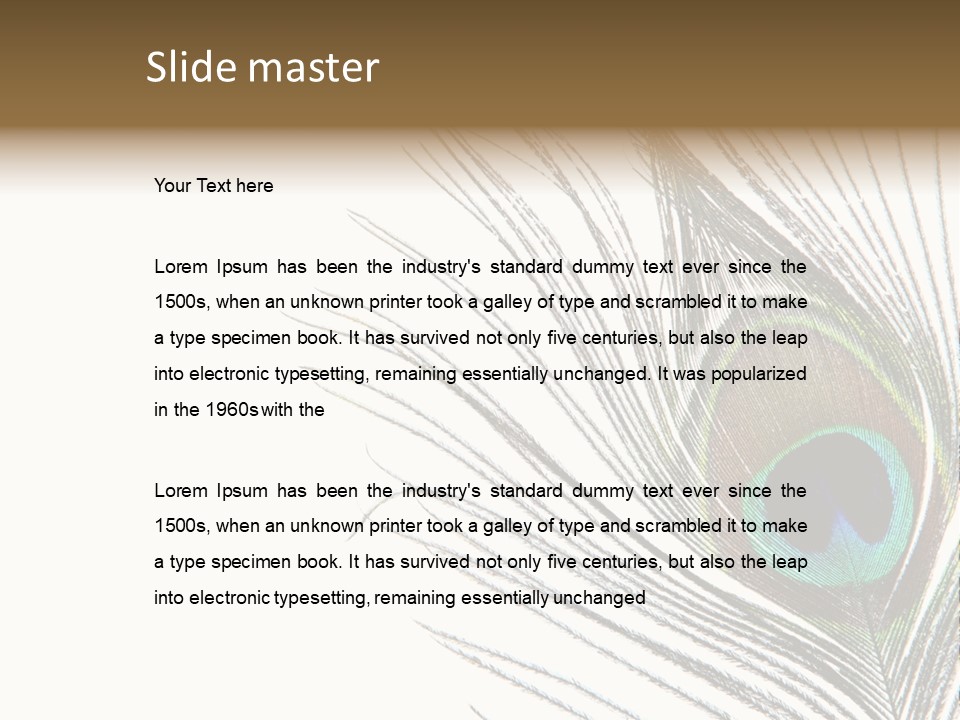 Assortment Warm Grain PowerPoint Template