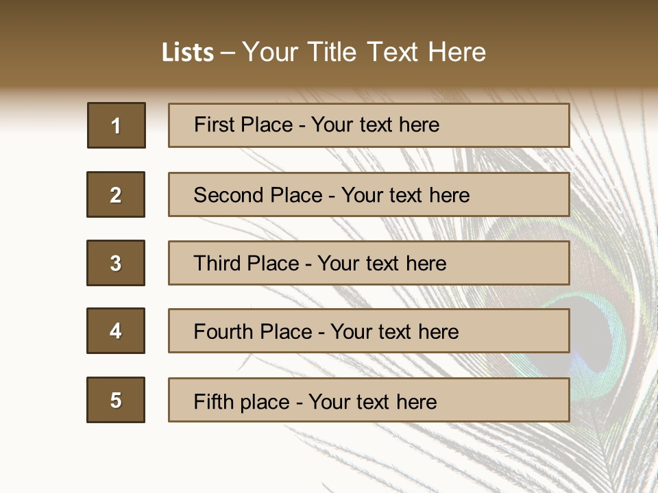 Assortment Warm Grain PowerPoint Template