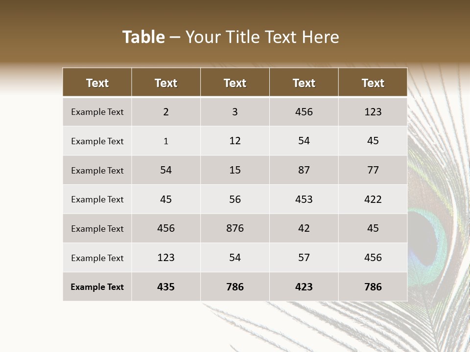 Assortment Warm Grain PowerPoint Template