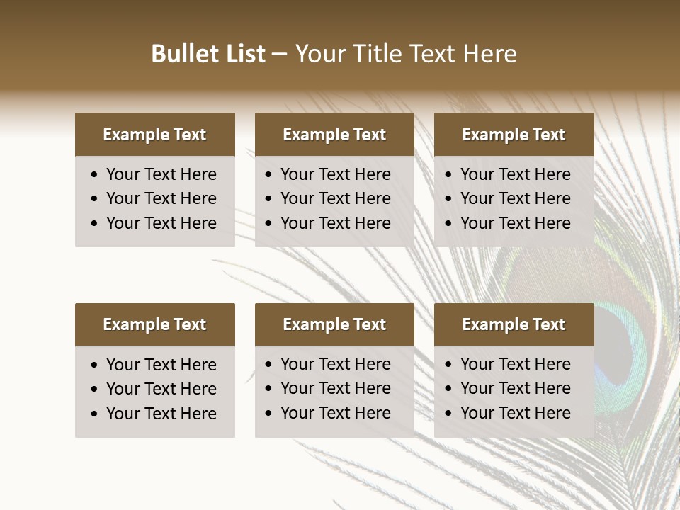Assortment Warm Grain PowerPoint Template