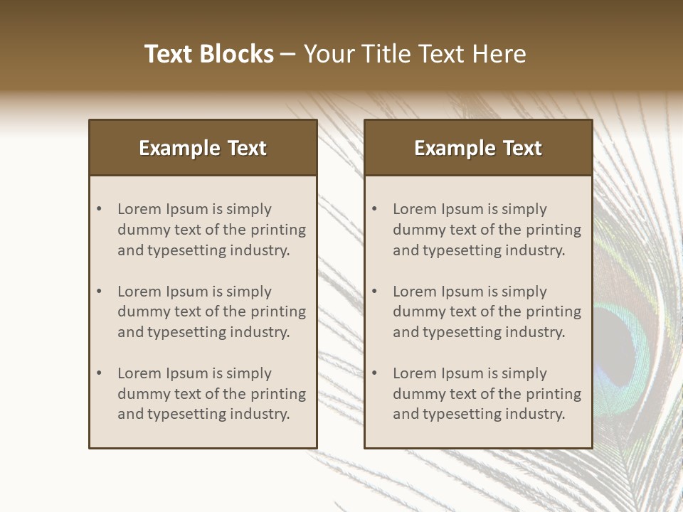 Assortment Warm Grain PowerPoint Template