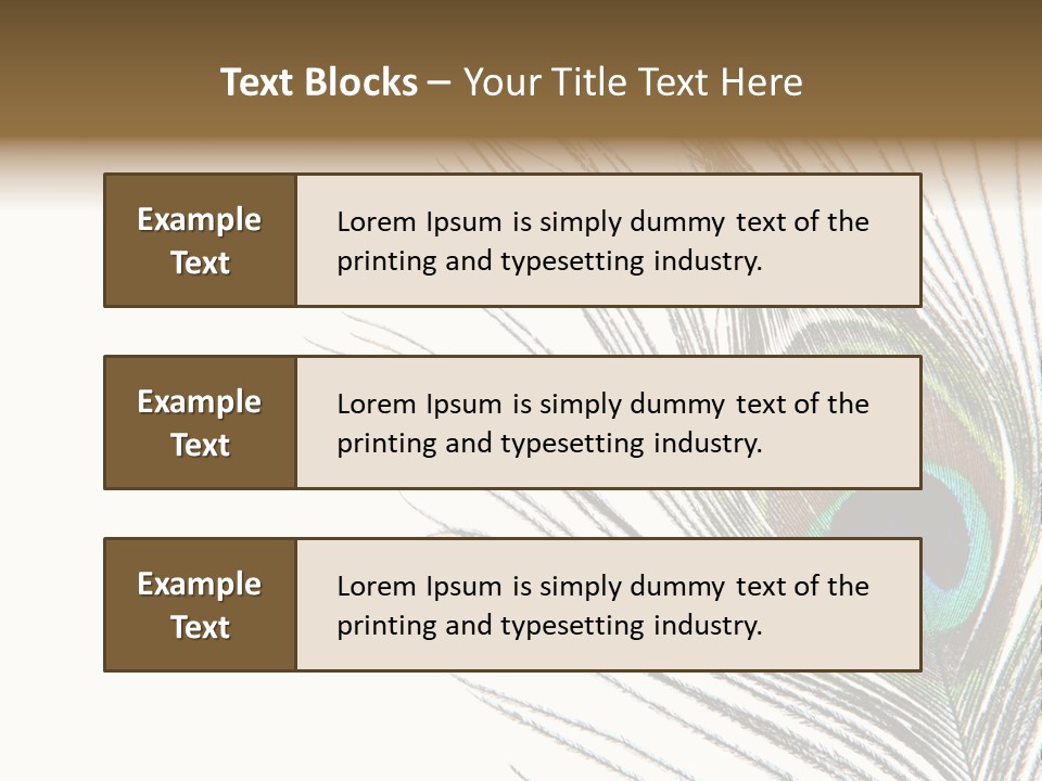 Assortment Warm Grain PowerPoint Template