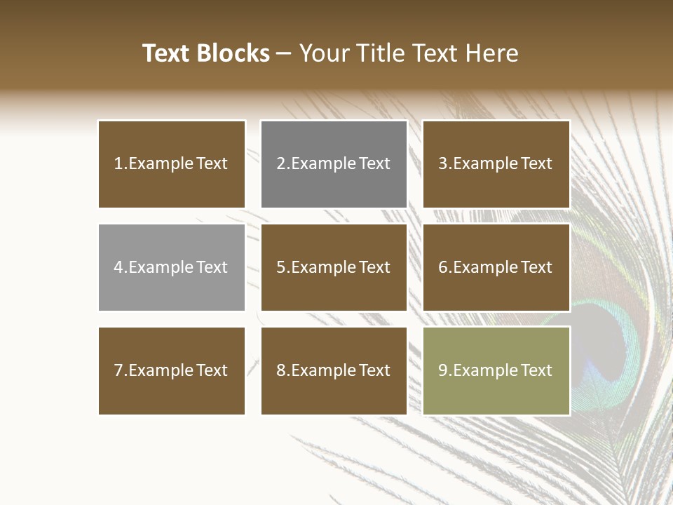 Assortment Warm Grain PowerPoint Template