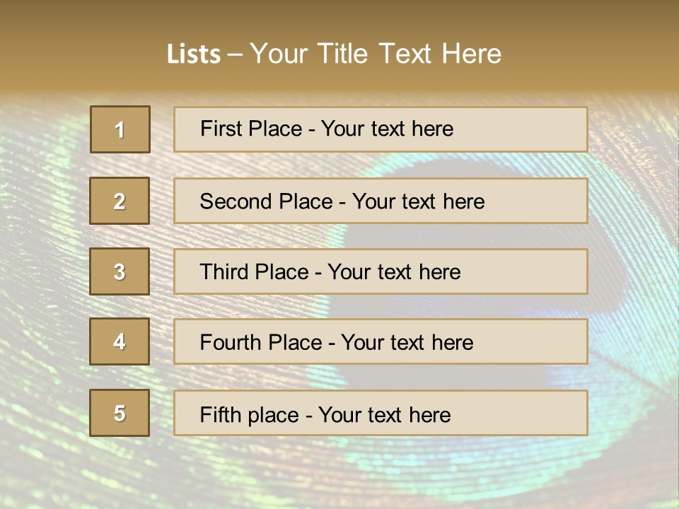 Stylish Extravagant Elegance PowerPoint Template