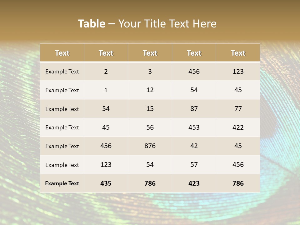 Stylish Extravagant Elegance PowerPoint Template