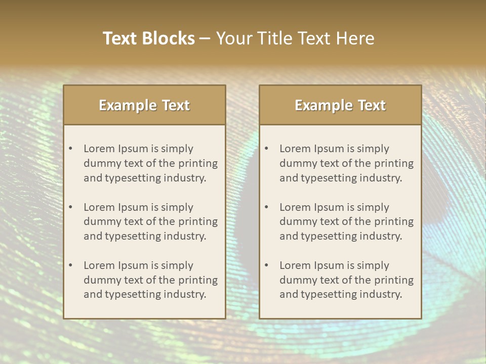 Stylish Extravagant Elegance PowerPoint Template