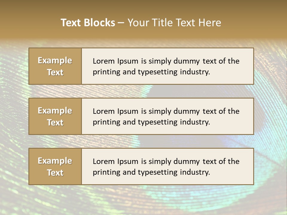 Stylish Extravagant Elegance PowerPoint Template