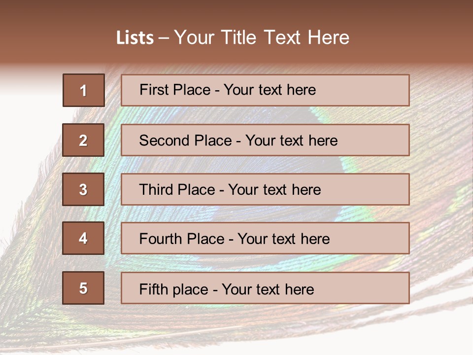 Design Beauty Fluffy PowerPoint Template