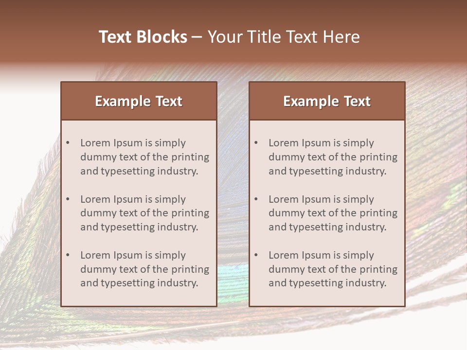 Design Beauty Fluffy PowerPoint Template