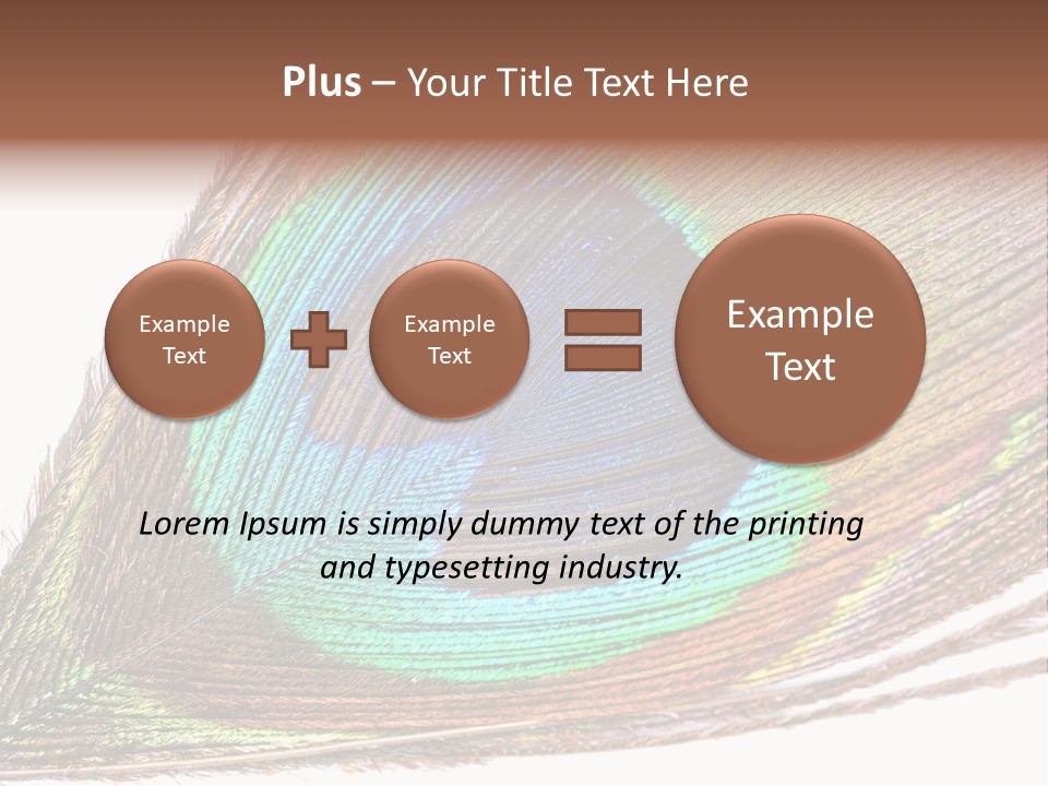 Design Beauty Fluffy PowerPoint Template