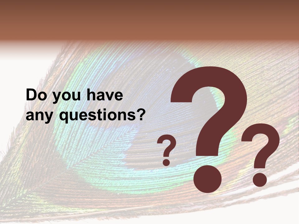 Design Beauty Fluffy PowerPoint Template