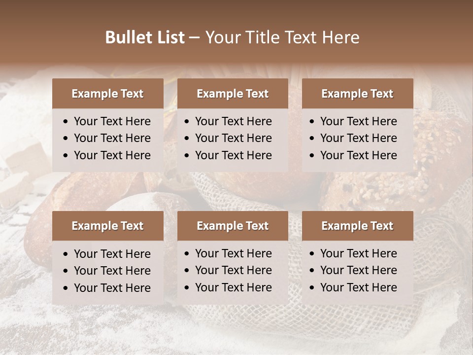 Baguette Cereal Warm PowerPoint Template