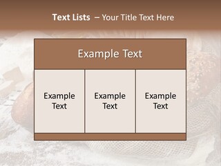 Baguette Cereal Warm PowerPoint Template