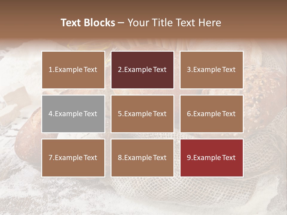 Baguette Cereal Warm PowerPoint Template