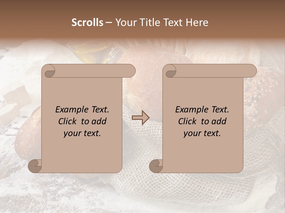 Baguette Cereal Warm PowerPoint Template