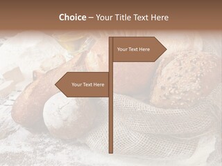 Baguette Cereal Warm PowerPoint Template