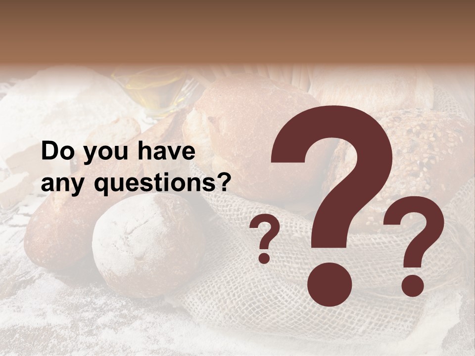 Baguette Cereal Warm PowerPoint Template