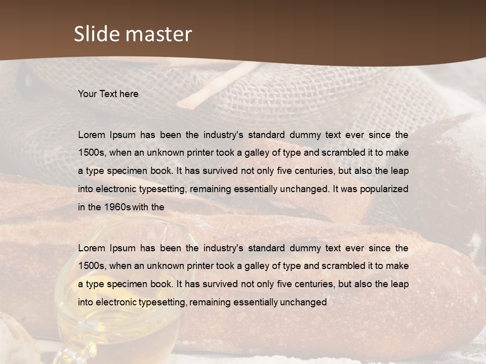 Flour Cereal Brown PowerPoint Template