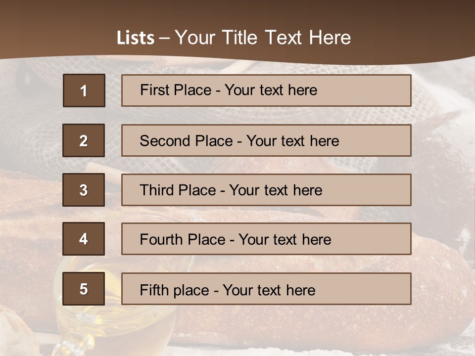 Flour Cereal Brown PowerPoint Template