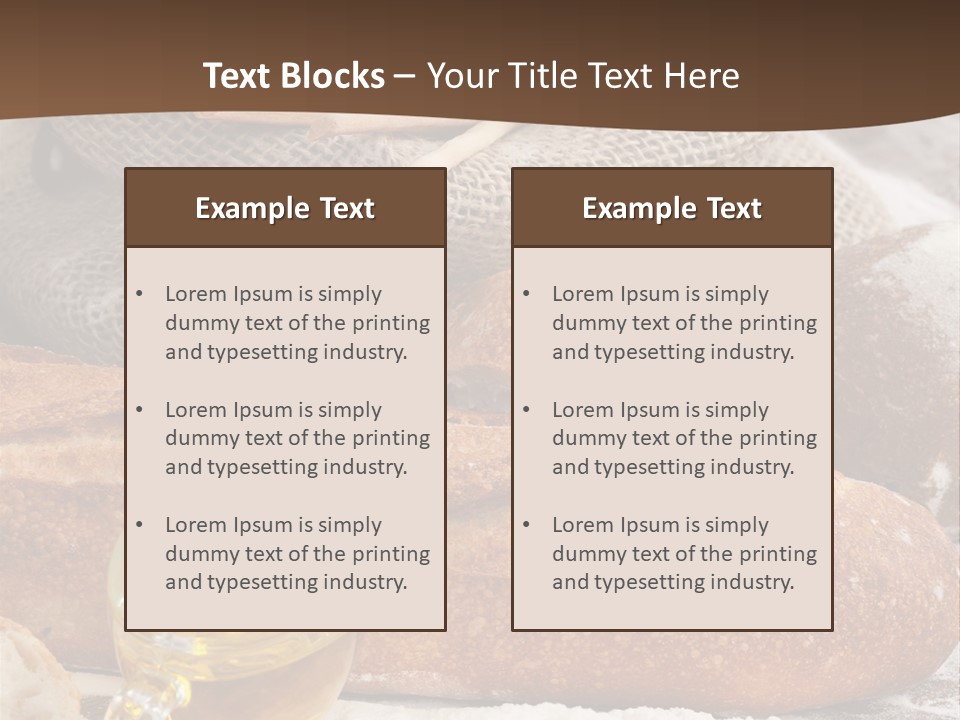 Flour Cereal Brown PowerPoint Template