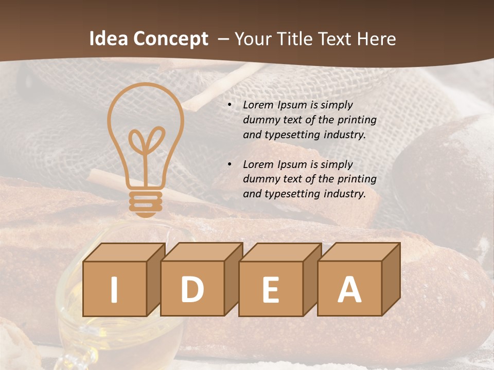 Flour Cereal Brown PowerPoint Template