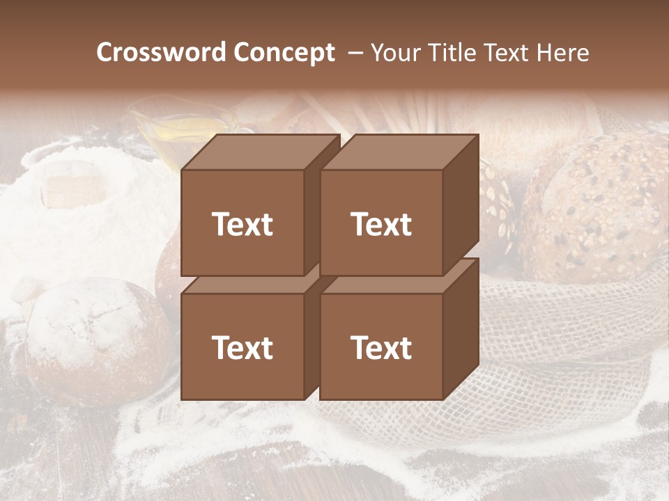 Baguette Background Products PowerPoint Template