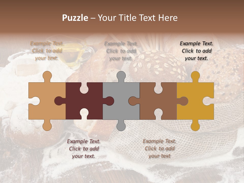 Baguette Background Products PowerPoint Template