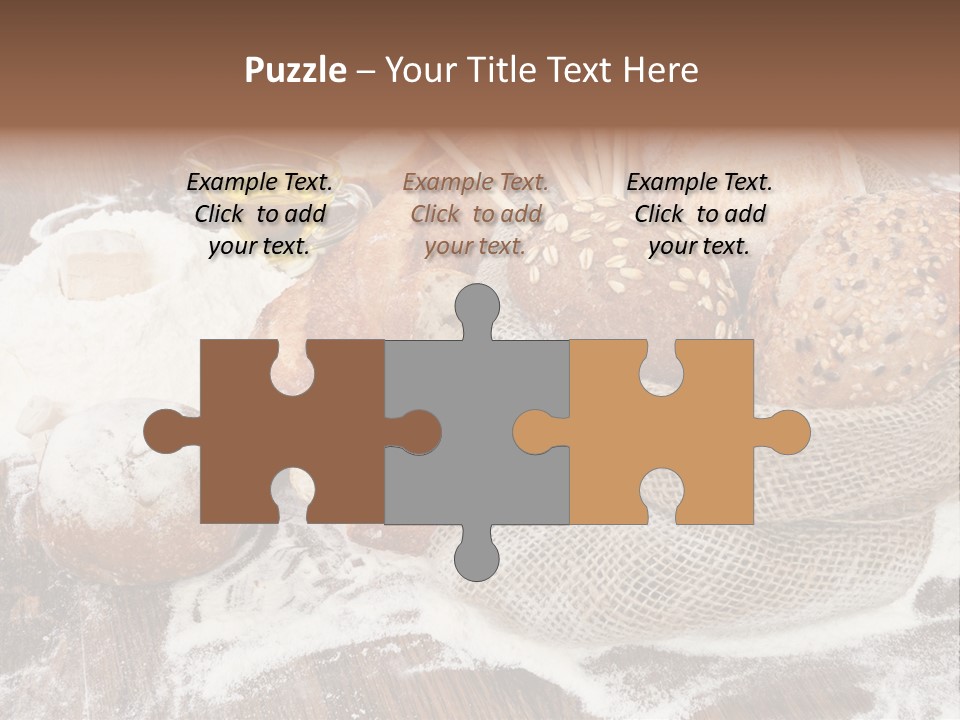 Baguette Background Products PowerPoint Template