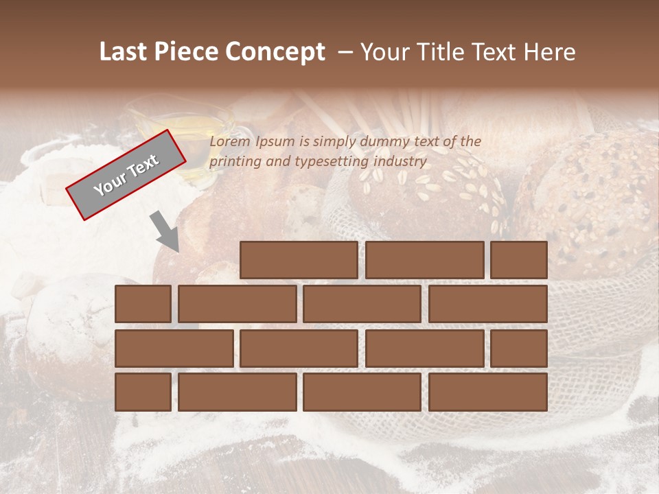 Baguette Background Products PowerPoint Template