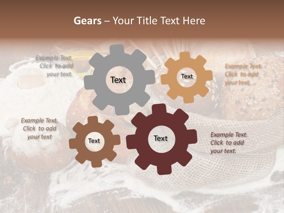 Baguette Background Products PowerPoint Template