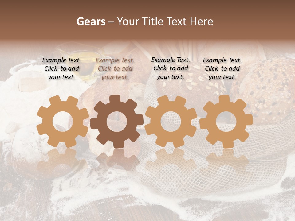 Baguette Background Products PowerPoint Template