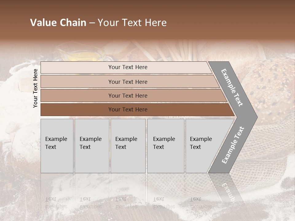 Baguette Background Products PowerPoint Template