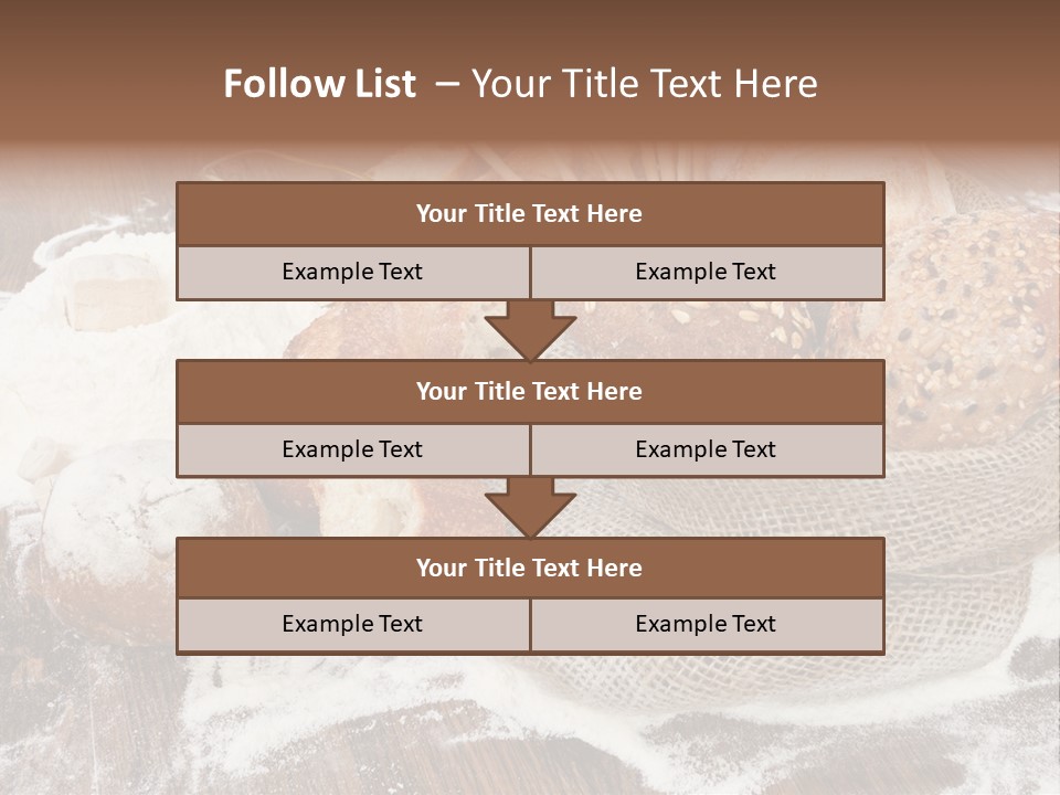 Baguette Background Products PowerPoint Template