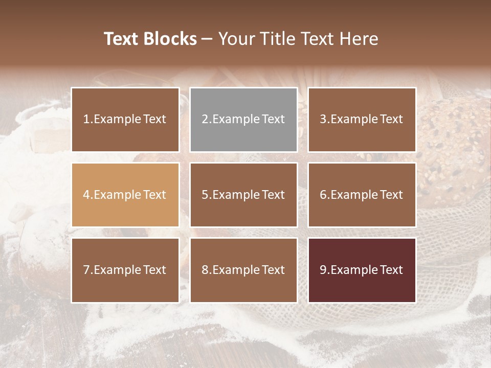 Baguette Background Products PowerPoint Template