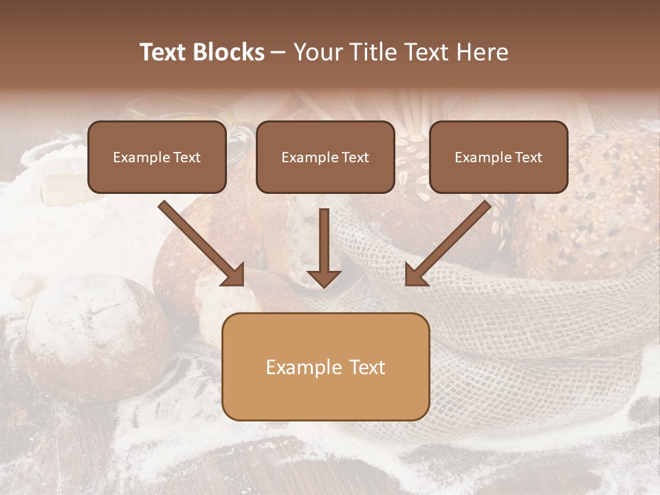 Baguette Background Products PowerPoint Template
