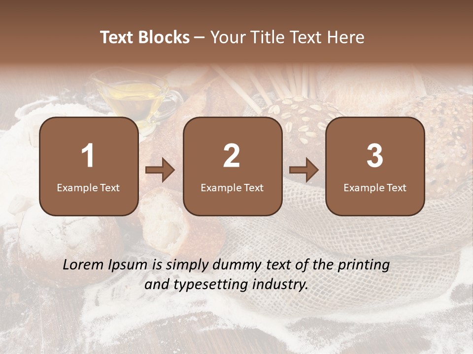 Baguette Background Products PowerPoint Template