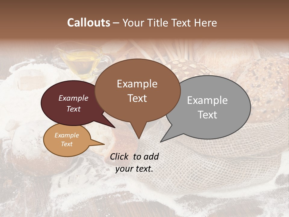 Baguette Background Products PowerPoint Template