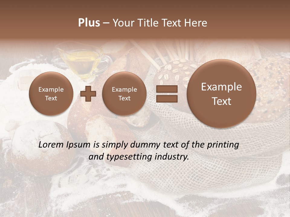 Baguette Background Products PowerPoint Template