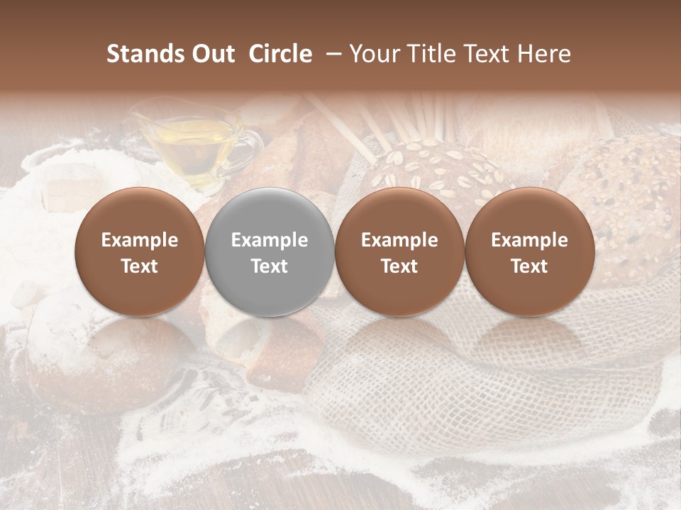 Baguette Background Products PowerPoint Template